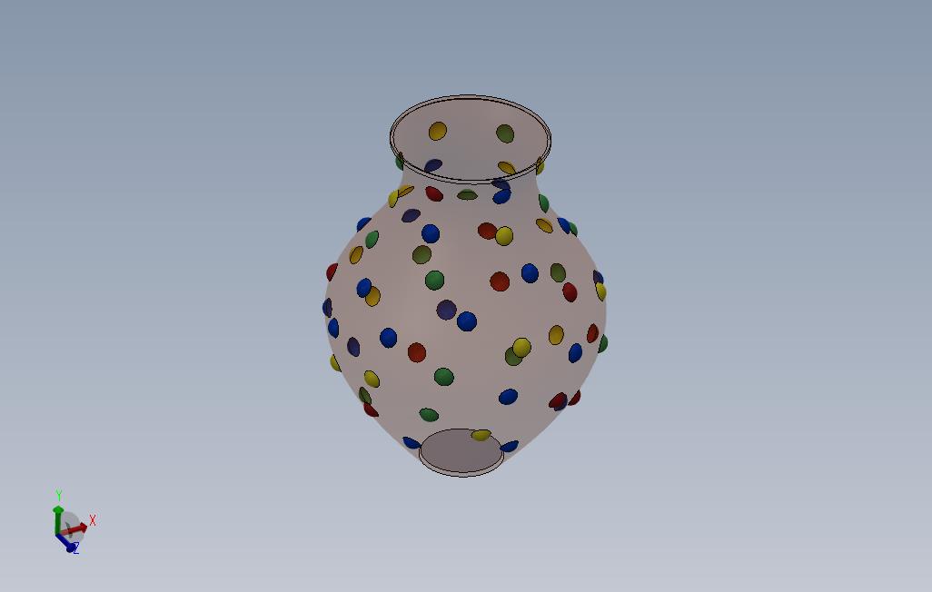 3d玻璃瓶模型