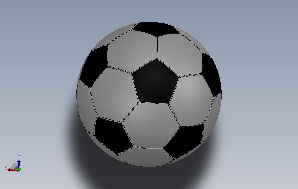 3d足球模型