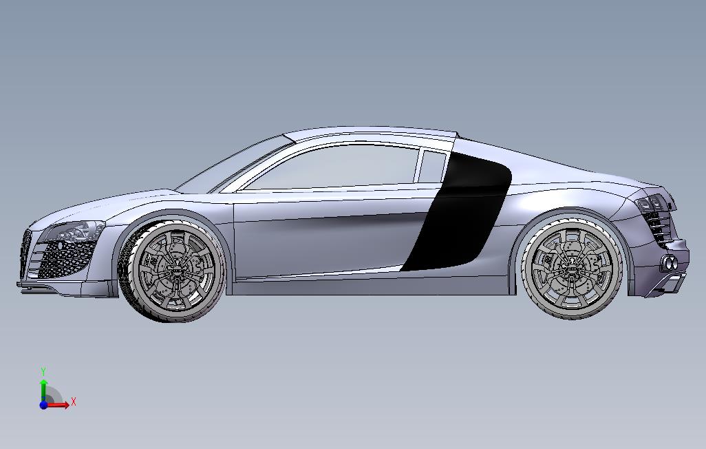 3奥迪R8_SOLIDWORKS 2012_模型图纸免费下载 – 懒石网
