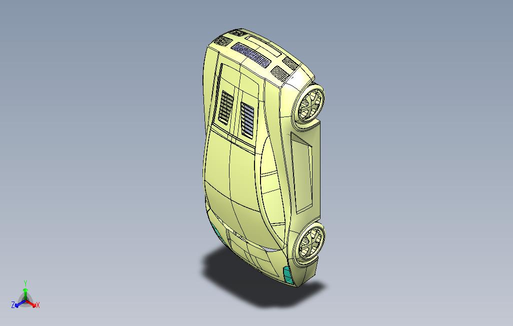 catia制兰博基尼3d模型