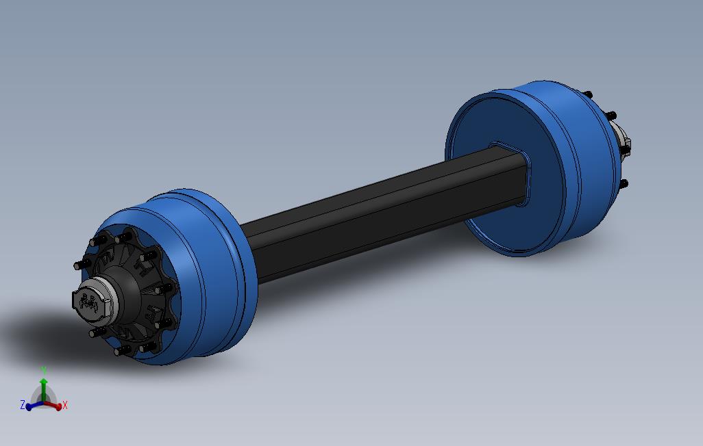 solidworksBPW轴 主视图
