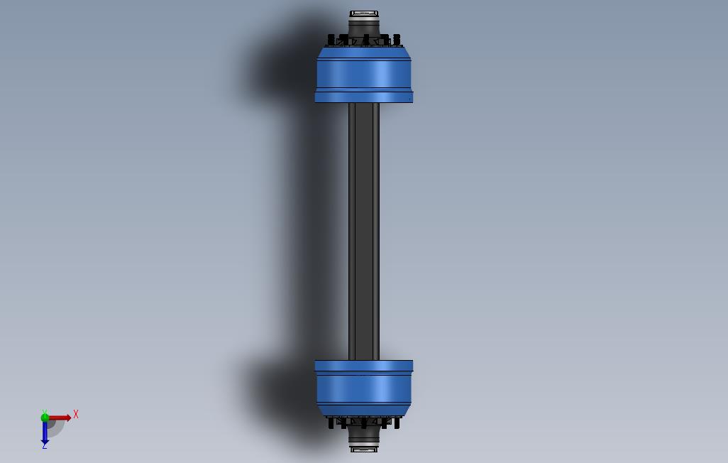 solidworksBPW轴 俯视图