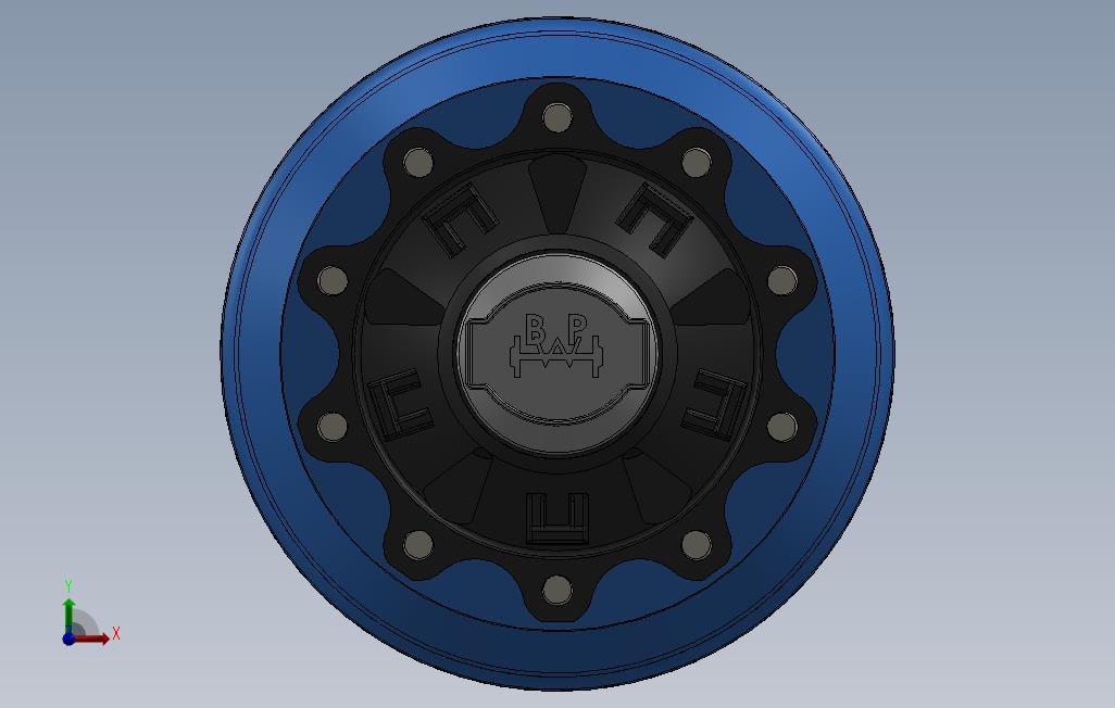 solidworksBPW轴 正面视图