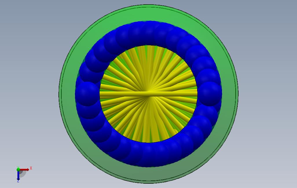 solidworksDNA分子胶囊模型 俯视图