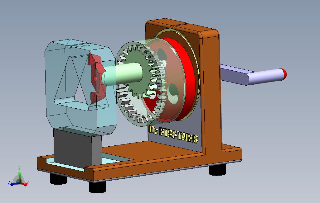 solidworks三角形的内部机制 主视图