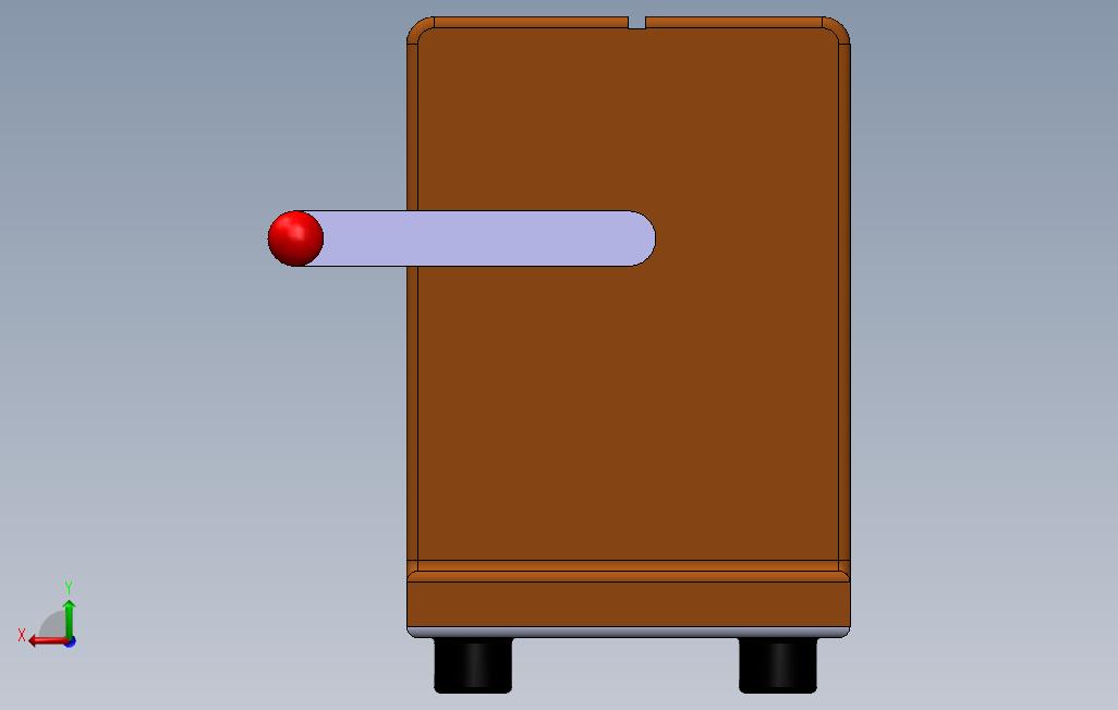 solidworks三角形的内部机制 背面视图