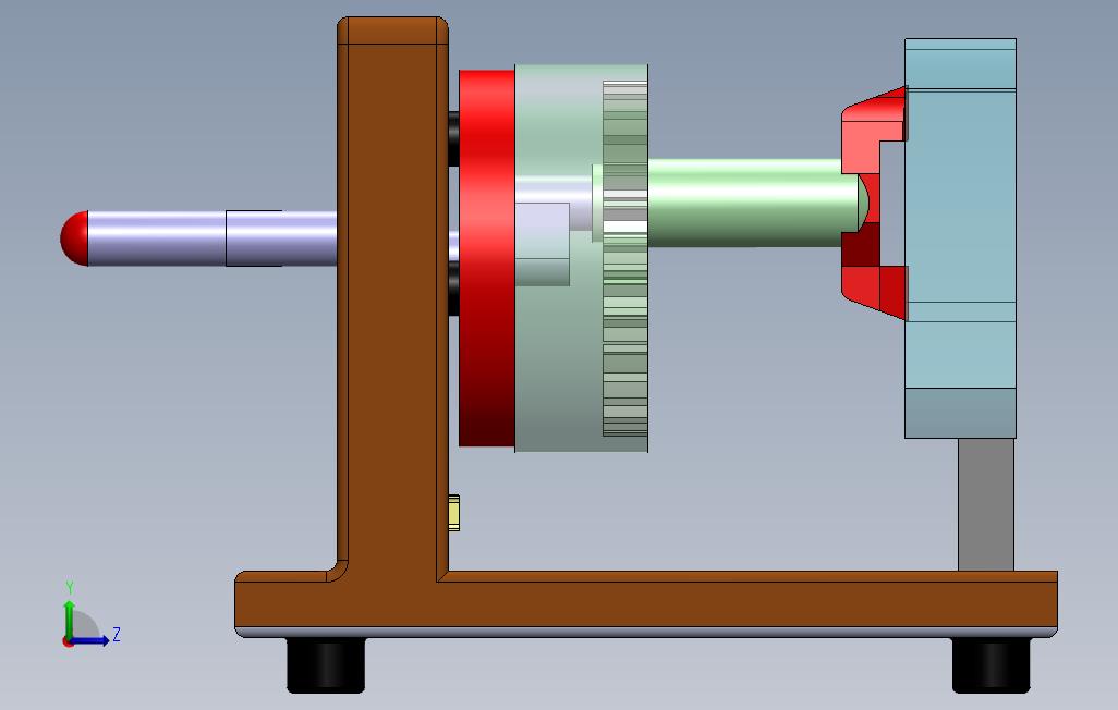 solidworks三角形的内部机制 左侧视图