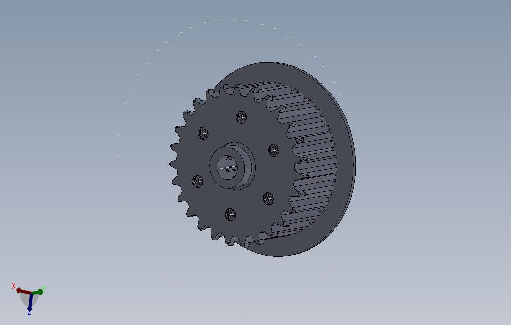 solidworks单盘离合器1985模型