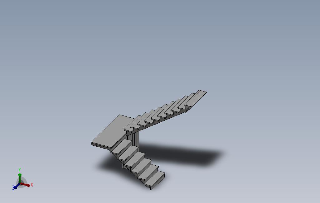 solidworks室内楼梯设计