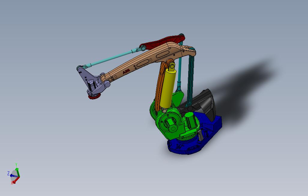 solidworksABBIRB76高速整层码垛机器人