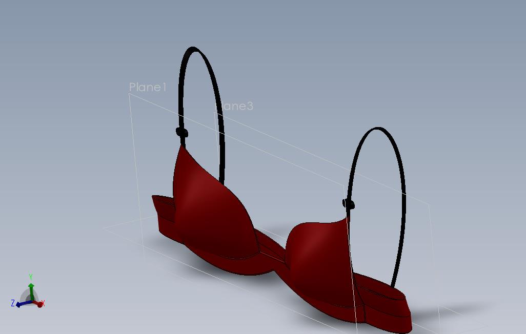 solidworks性感的胸罩