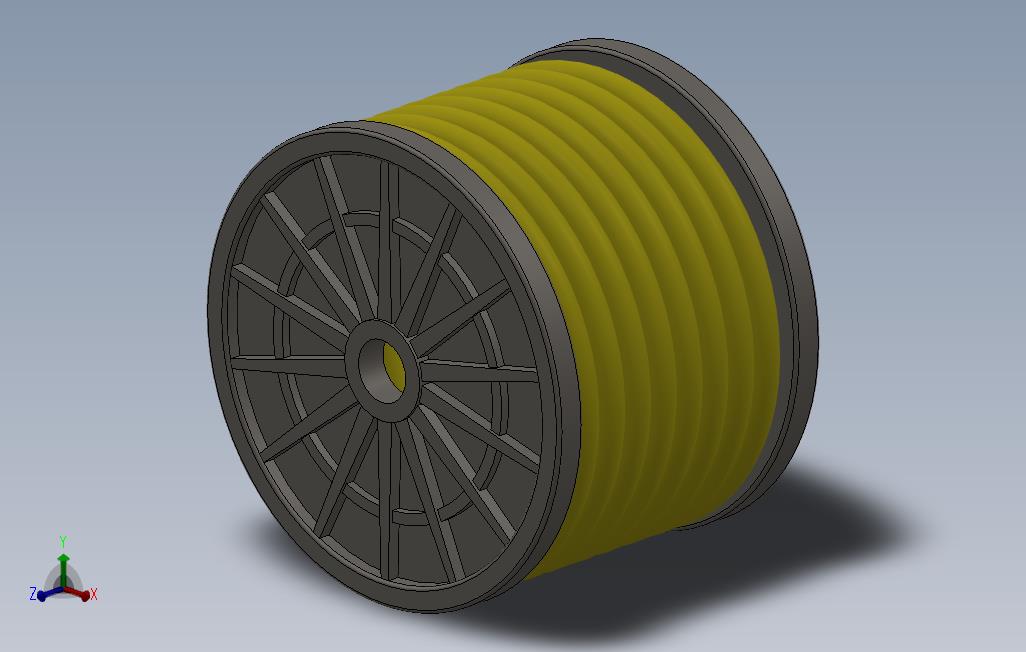 solidworks柔性管桶