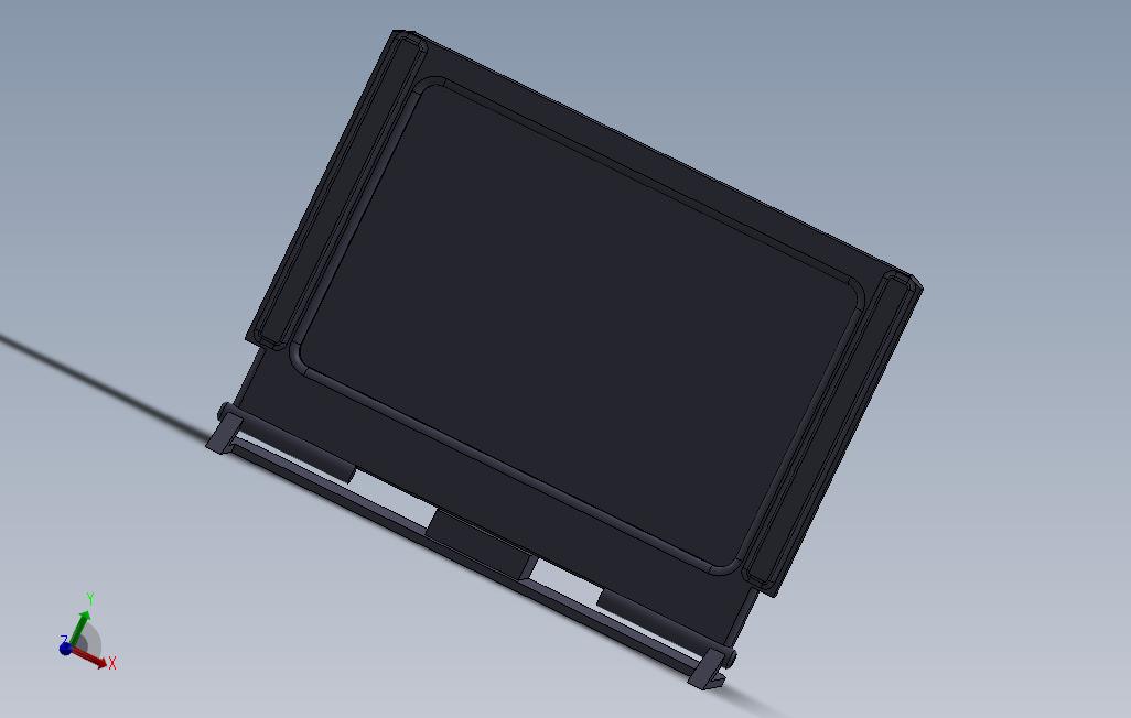 solidworks桌面led显示屏3d模型