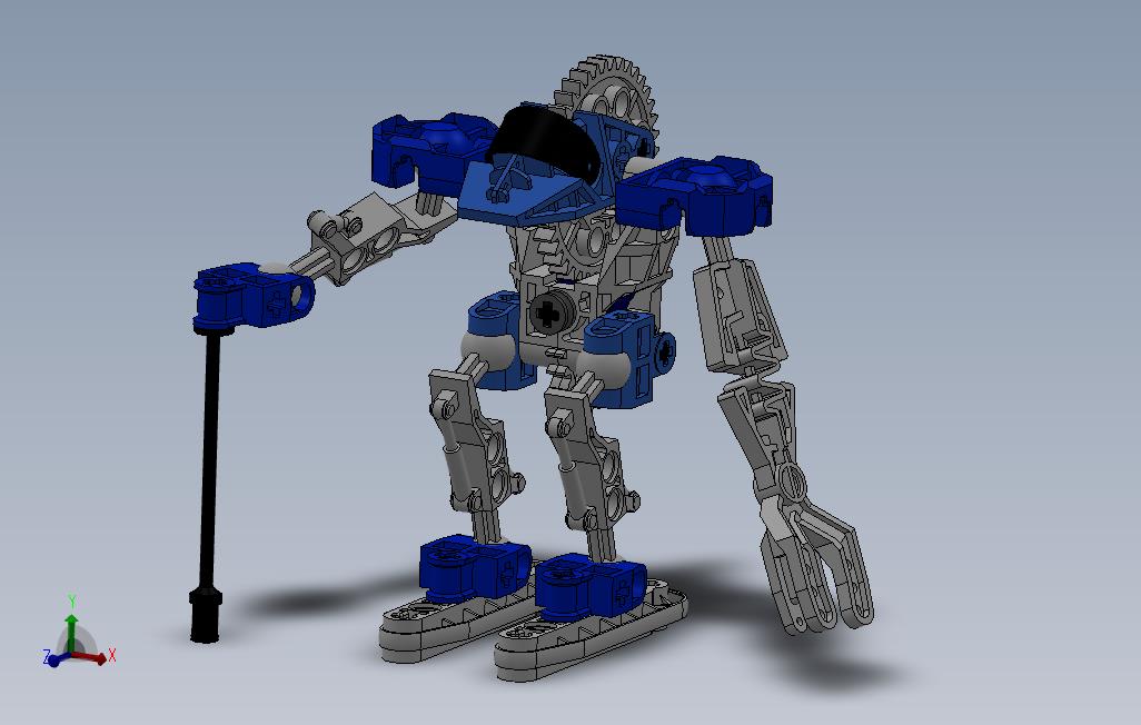 solidworks滑雪机器人