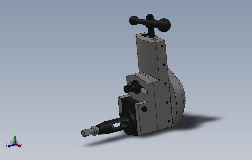 solidworks牛头刨床刀架