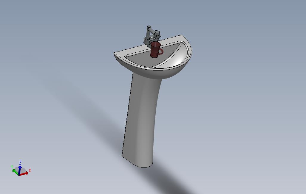 solidworks盥洗盆