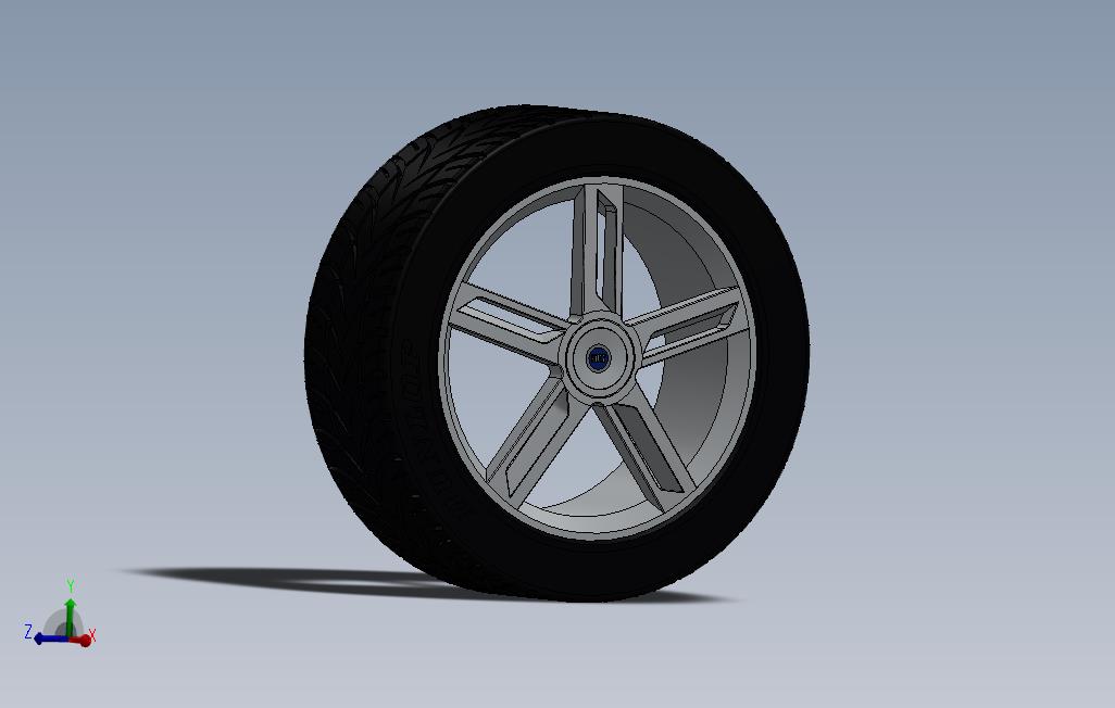 solidworks菲亚特STILO轮胎