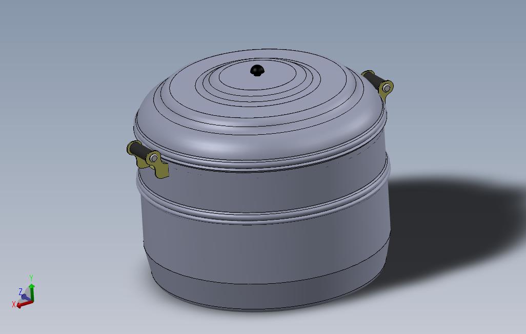 solidworks蒸气锅