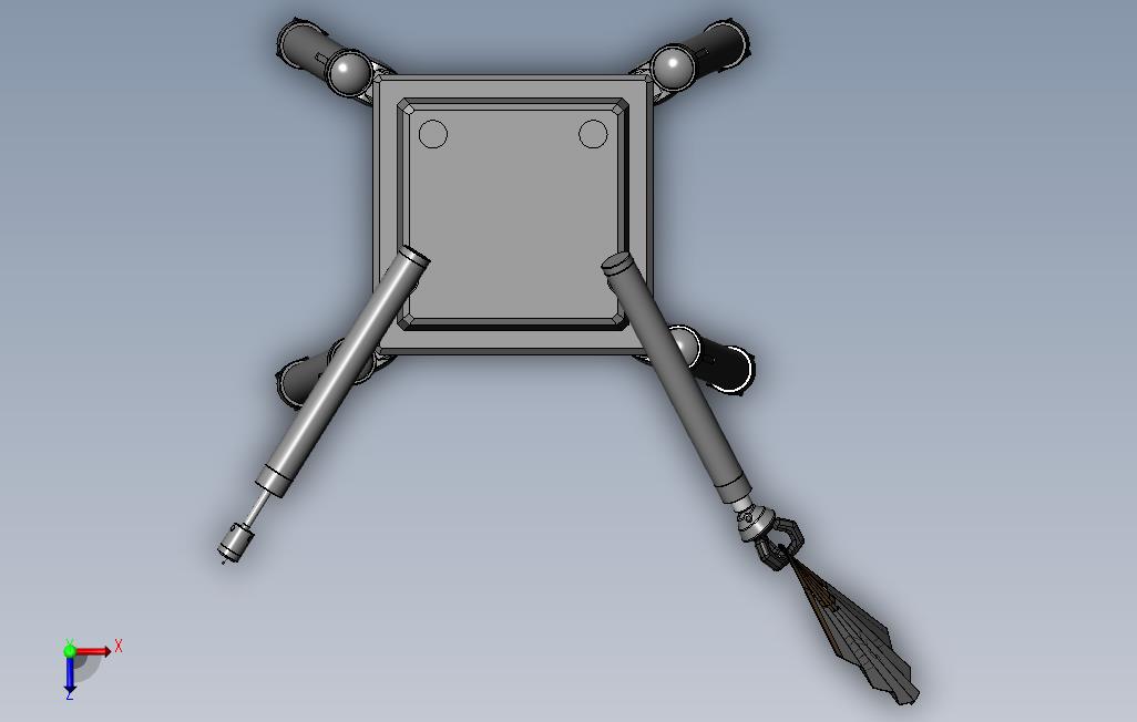 solidworks詹姆森型机器人 俯视图