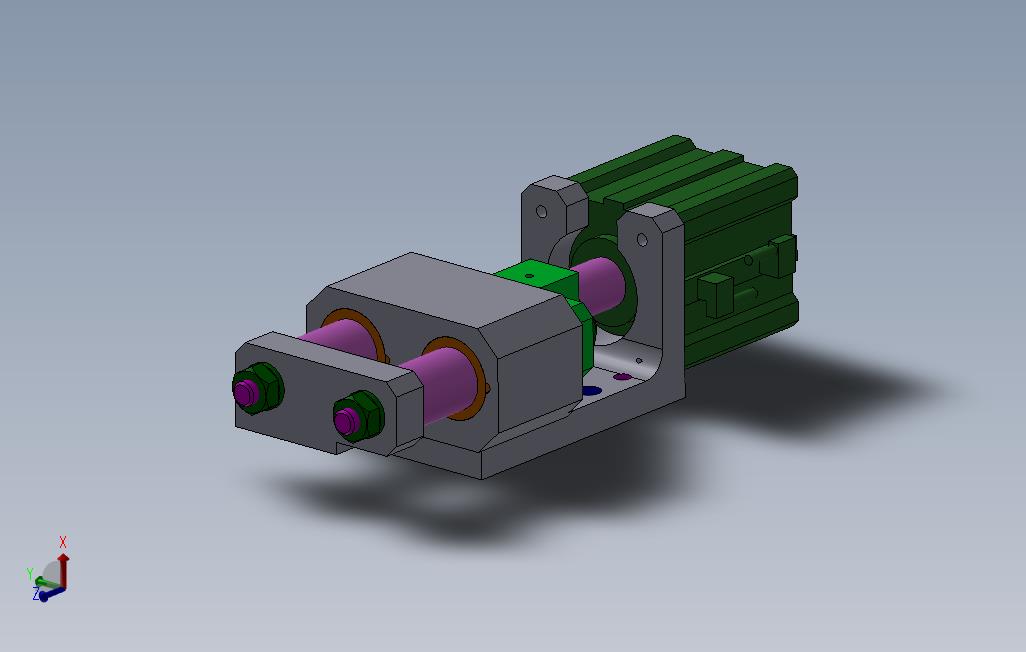 solidworks起重机油缸
