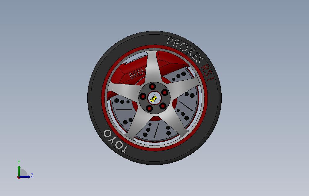 solidworks车轮制动器总成