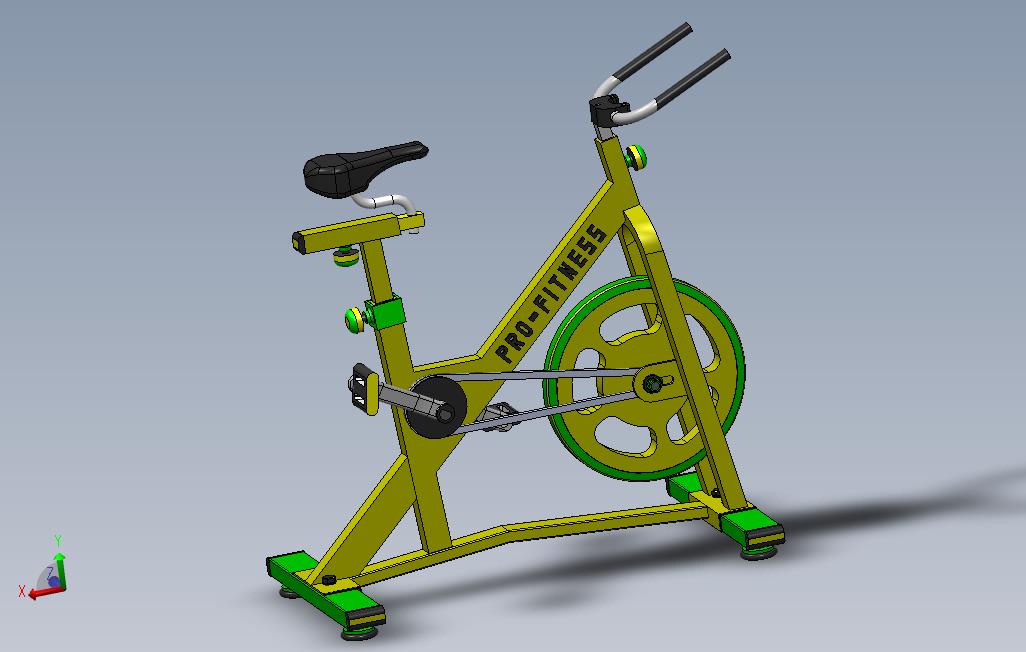 solidworks运动自行车设计