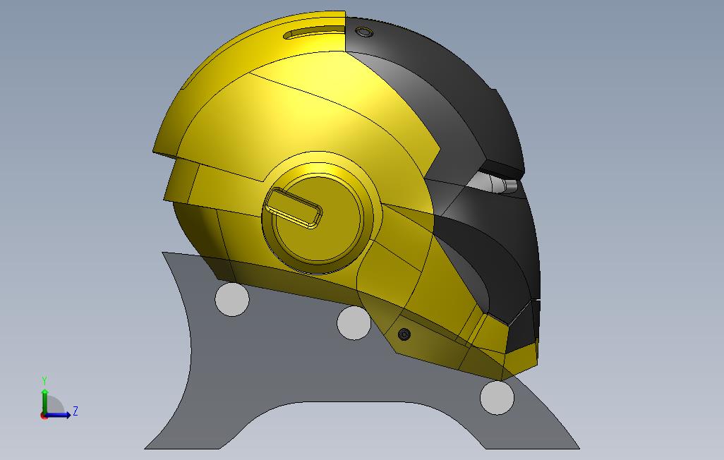 solidworks钢铁侠头盔制作图纸