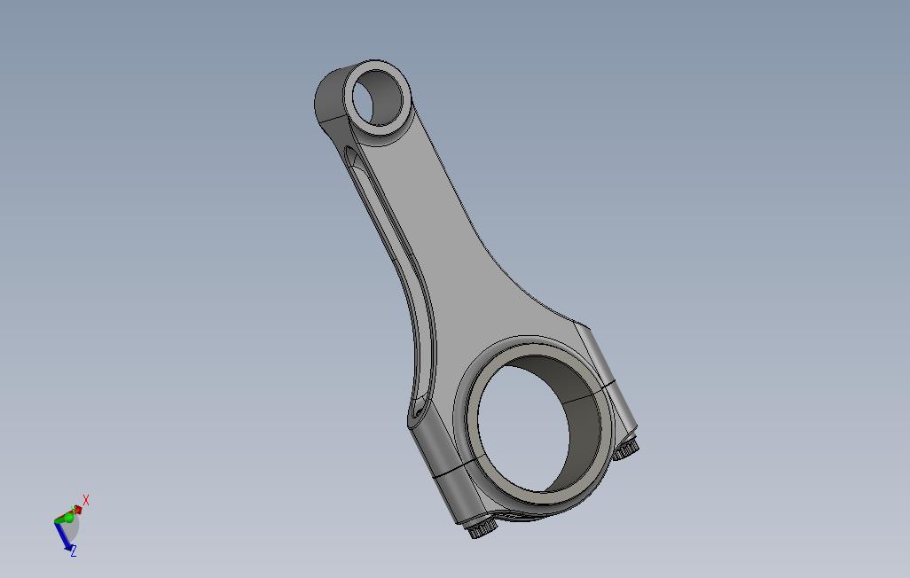 solidworks锻造连杆