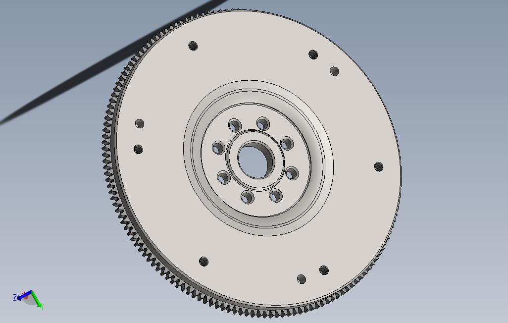 solidworks飞轮