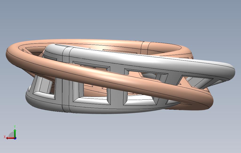 Solidworks麦比乌斯带 背面视图