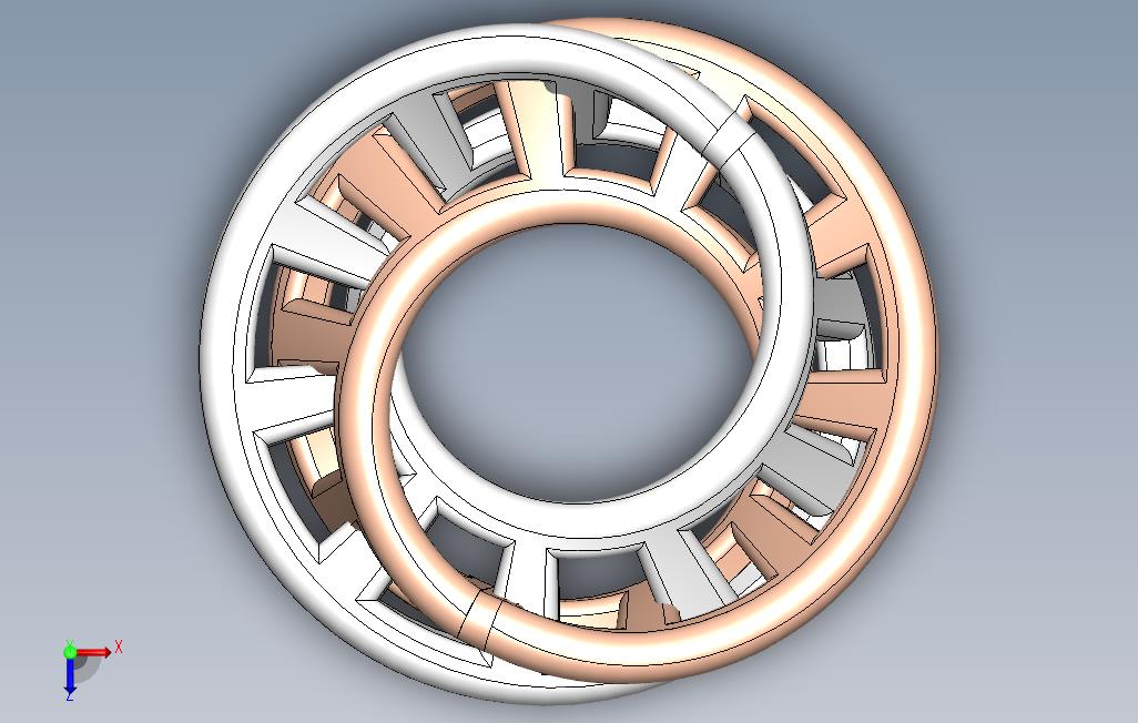Solidworks麦比乌斯带 俯视图