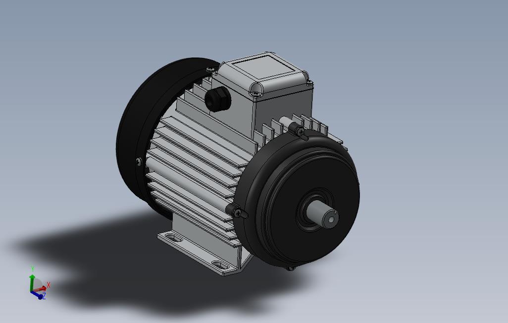 solidworks设计的3匹电机