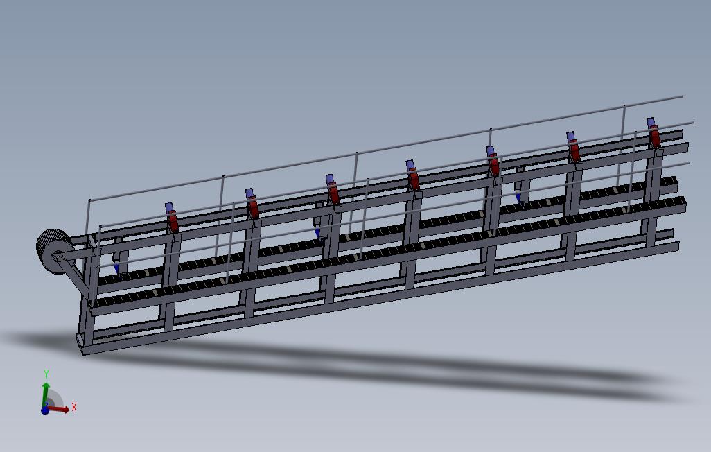 Solidworks设计的传送带