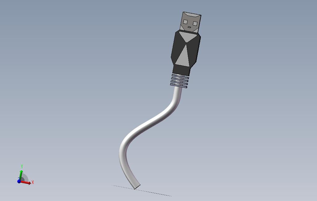 usb接口外形设计_SOLIDWORKS 2012_模型图纸免费下载 – 懒石网