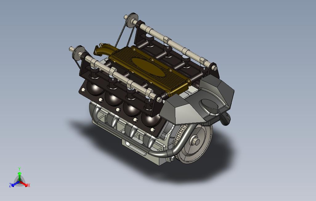 V8发动机引擎