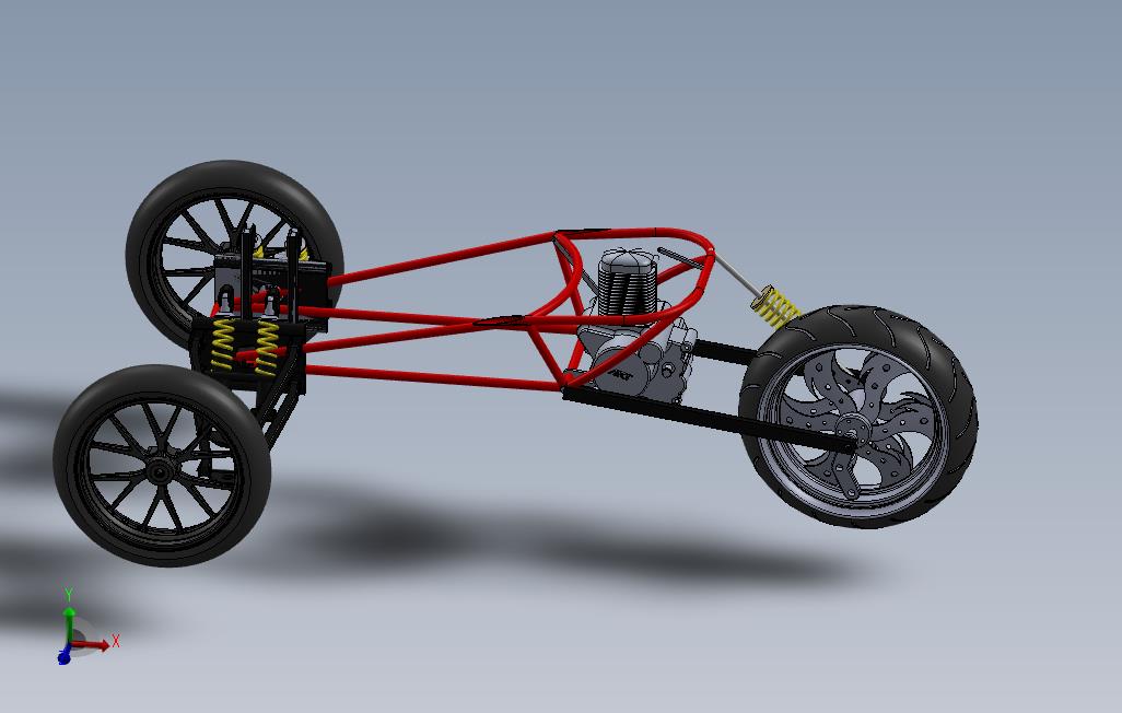 三轮摩托车桁架