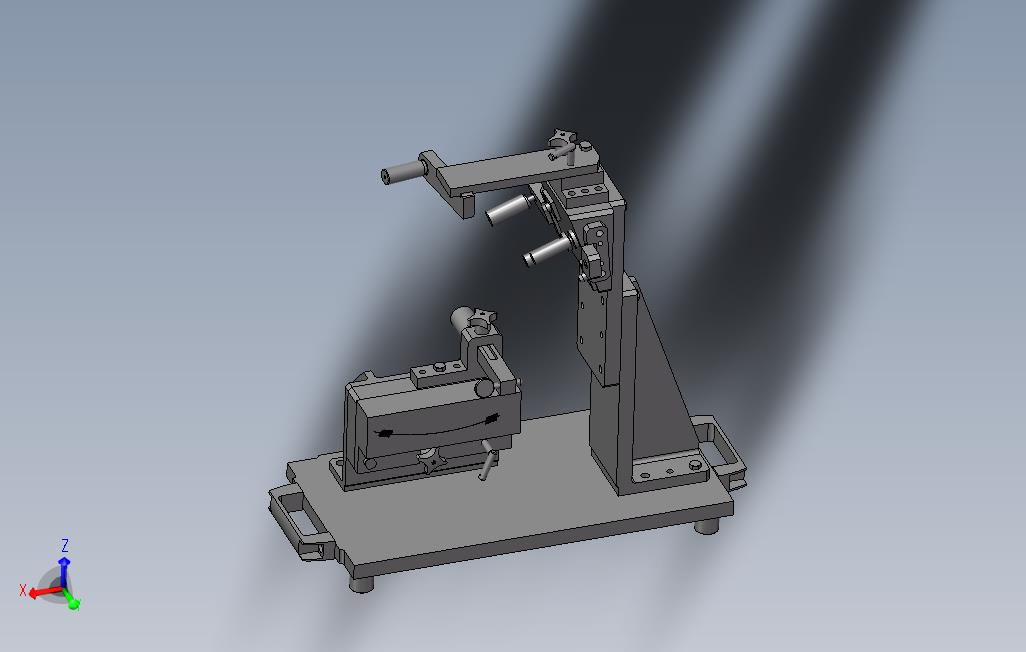 制动器（手动）检具，三维模型