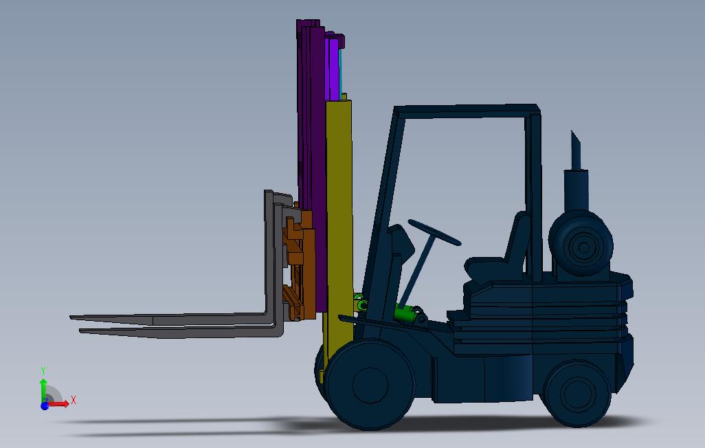 叉车solidworks