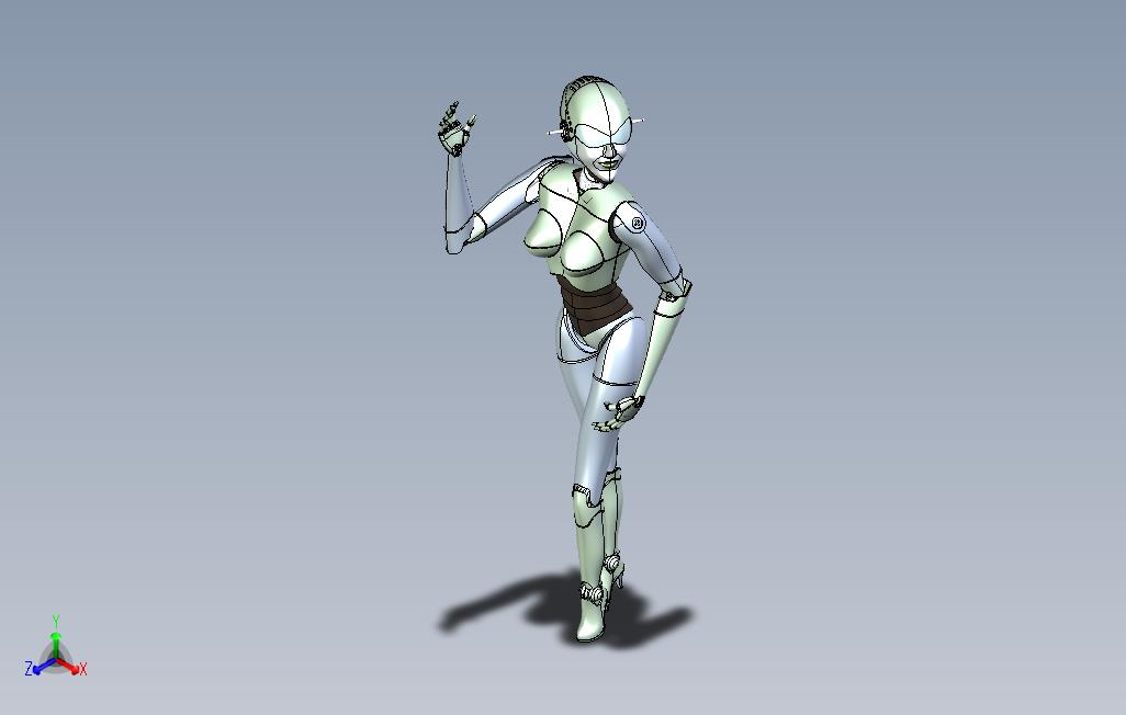 外星美女3D模型