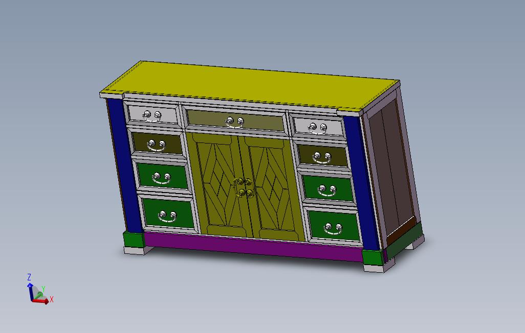 房间柜子设计效果图
