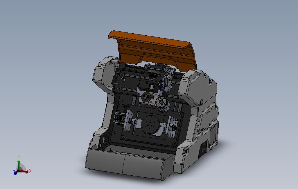 日本数控铣床SolidWorks设计图纸