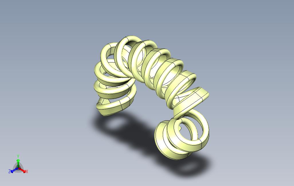 曲面建模-电话线