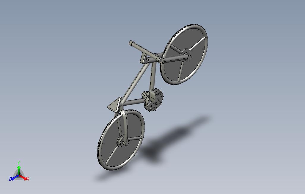 死飞单车金属3D打印