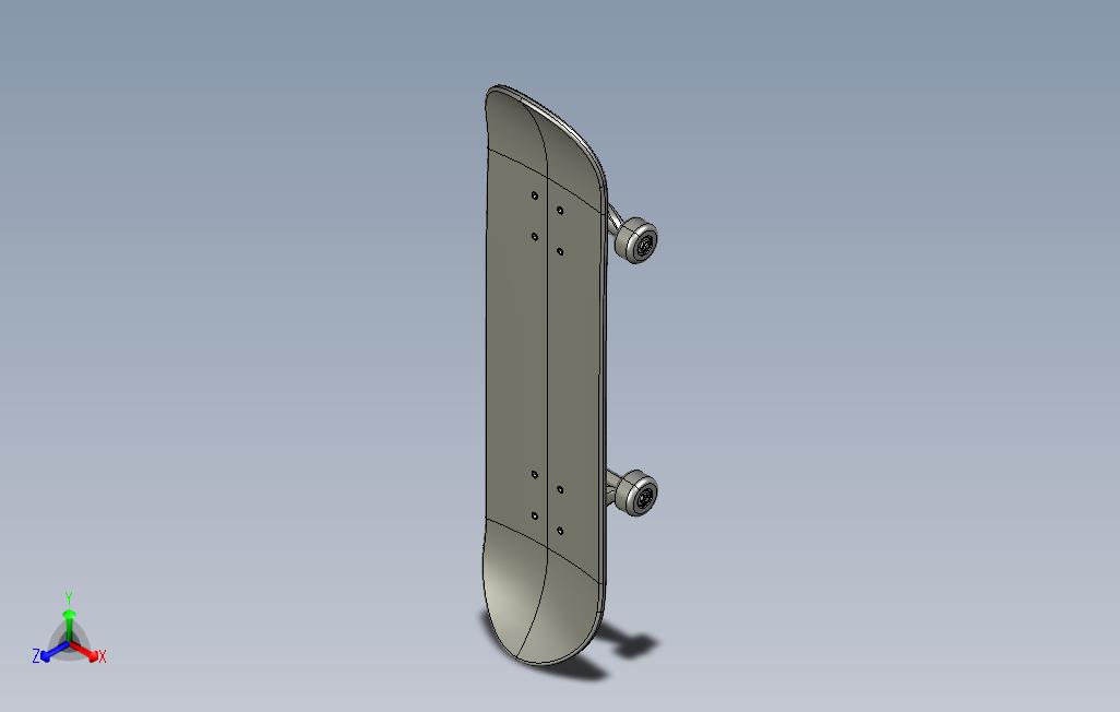 滑板3d模型
