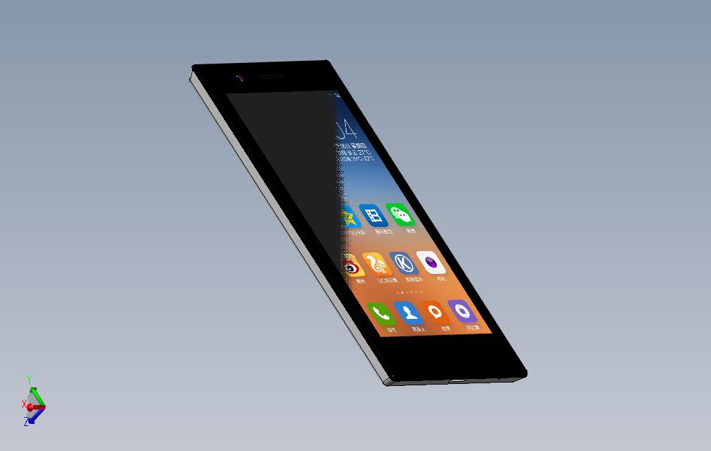 红米note3D模型