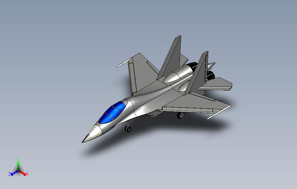 苏3战机模型