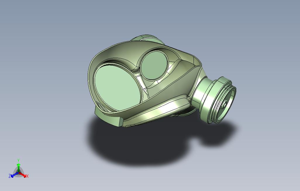 防毒面具3d模型
