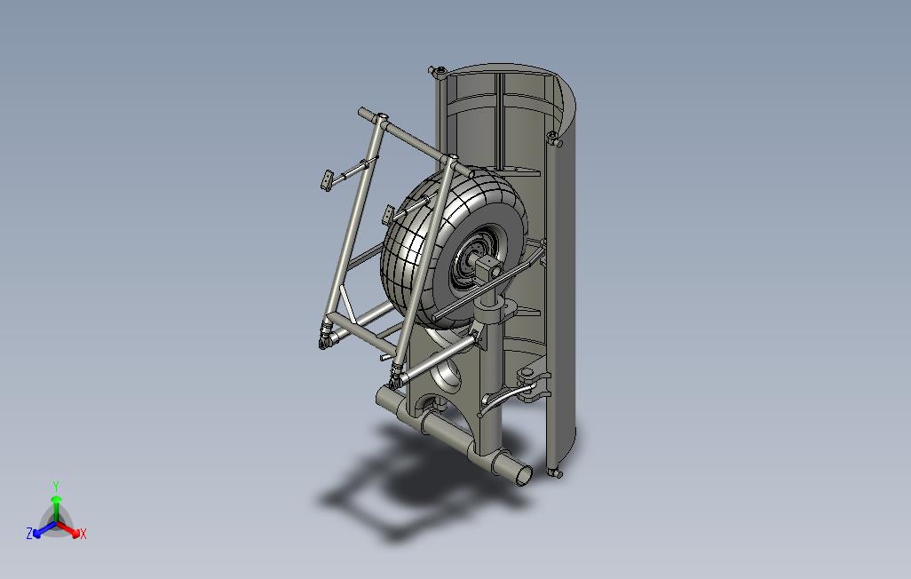 飞机起落架3d模型