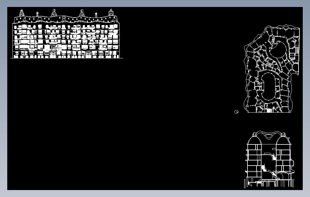 17个世界著名建筑的CAD 主视图
