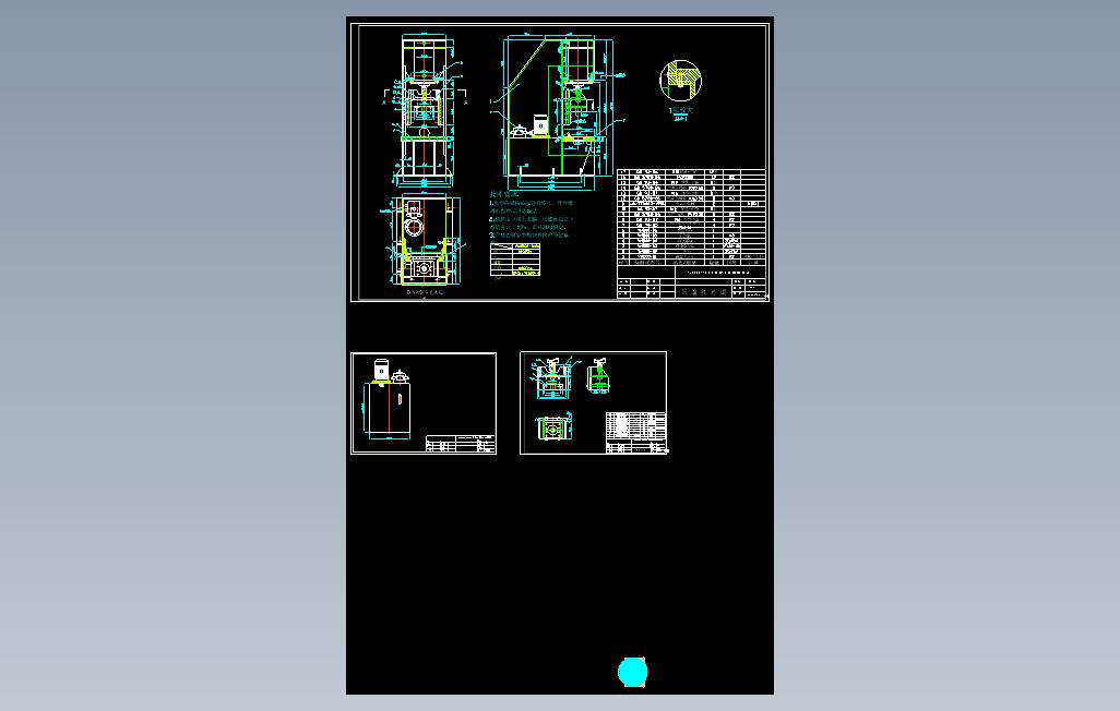 16KN单缸校正压力机_AutoCAD_模型图纸免费下载 – 懒石网